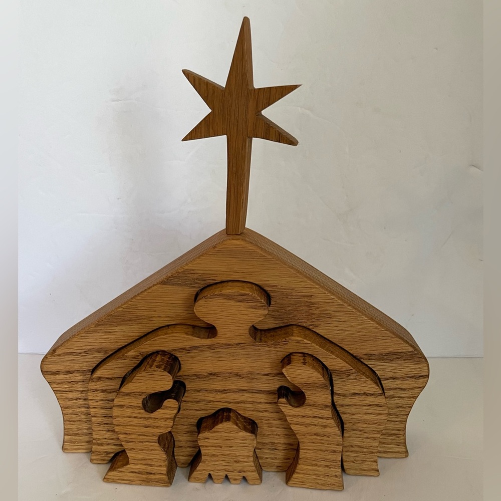 MCM Wood Puzzle Nativity